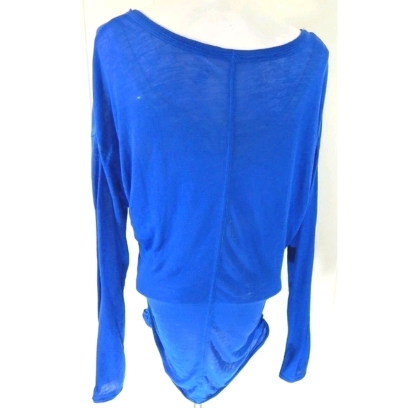 Lane Bryant Sheer Ruched Henley Tee - Picture 3 of 3